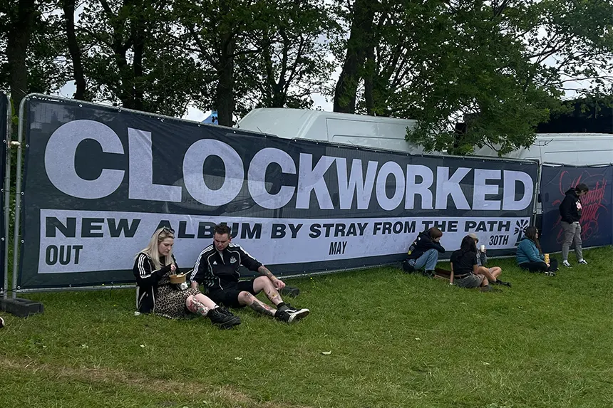Stray From The Path Clockworked Banner