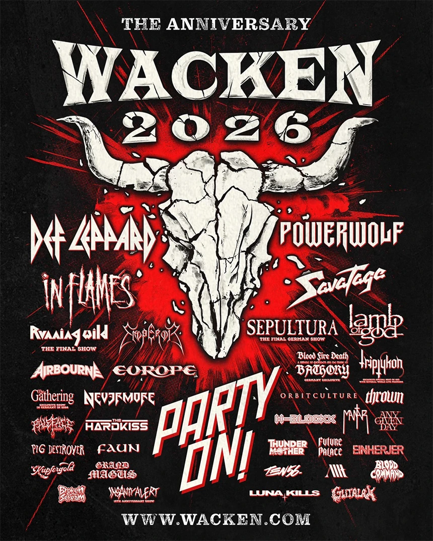 Wacken Open Air 2026 - Poster